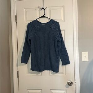 Promesa Textured Blue Knit Top